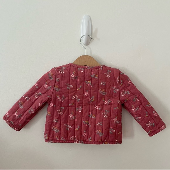 Baby B’gosh Quilted Floral Jacket - 9M - Picture 2 of 6
